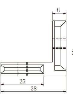 鋁型材角槽連接件物理參數(shù)1 鋁型材角槽連接件物理參數(shù)1