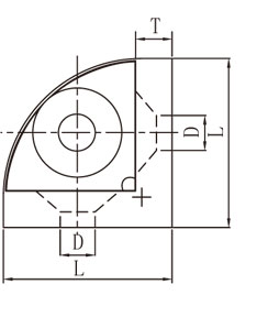 鋁型材三維角連接件物理參數1